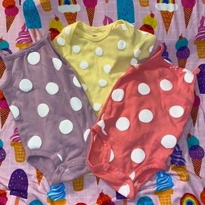 3pc gerber polka dot set